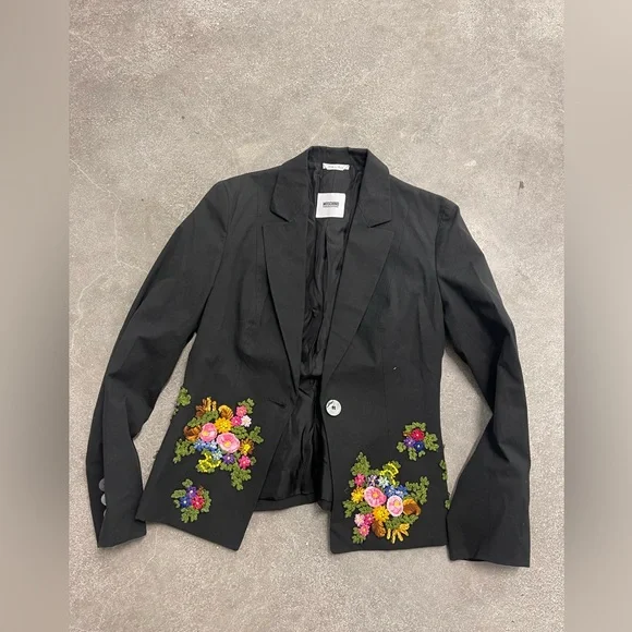 イタリア製MOSCHINO CHEAPANDCHIC 花柄テーラードジャケット Moschino | Jackets & Coats | Vintage Moschino Made In Italy